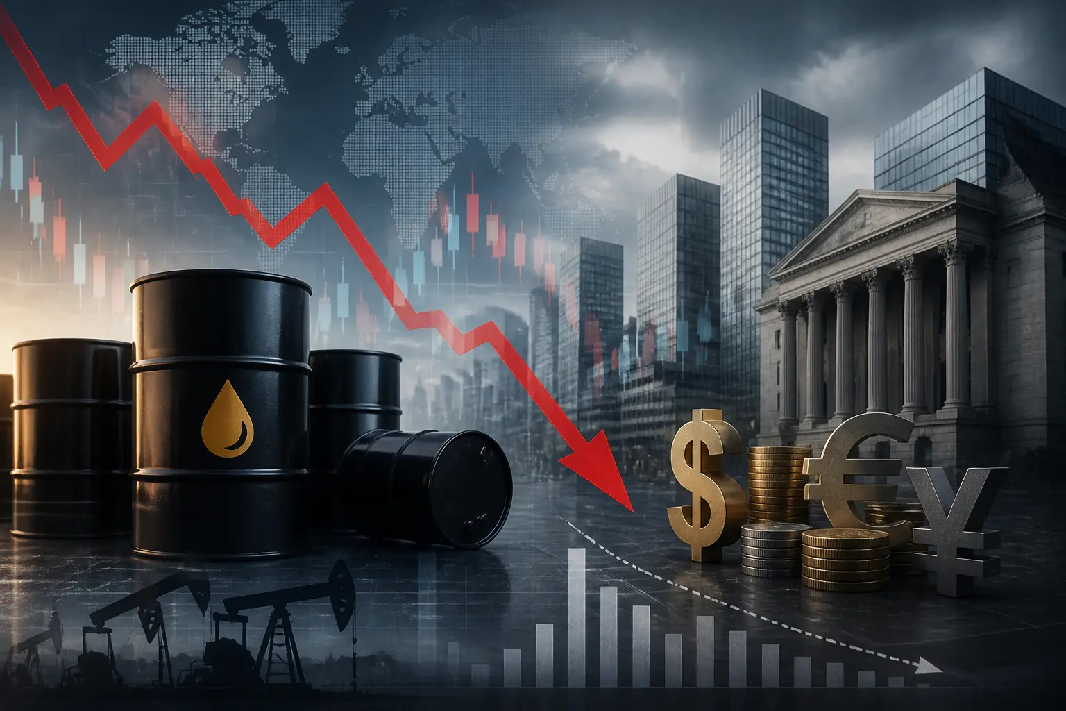 انخفاض أسعار النفط مع تراجع المخاوف إثر آمال خفض التصعيد في الشرق الأوسط
