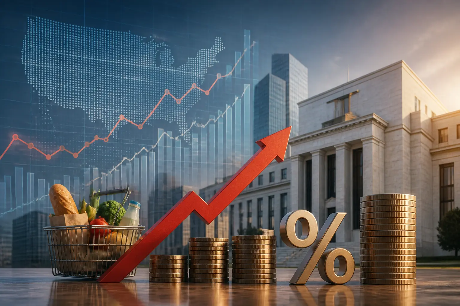 التضخم الأمريكي يرتفع إلى 3.1% في سبتمبر ويزيد الضغوط على قرارات الاحتياطي الفيدرالي