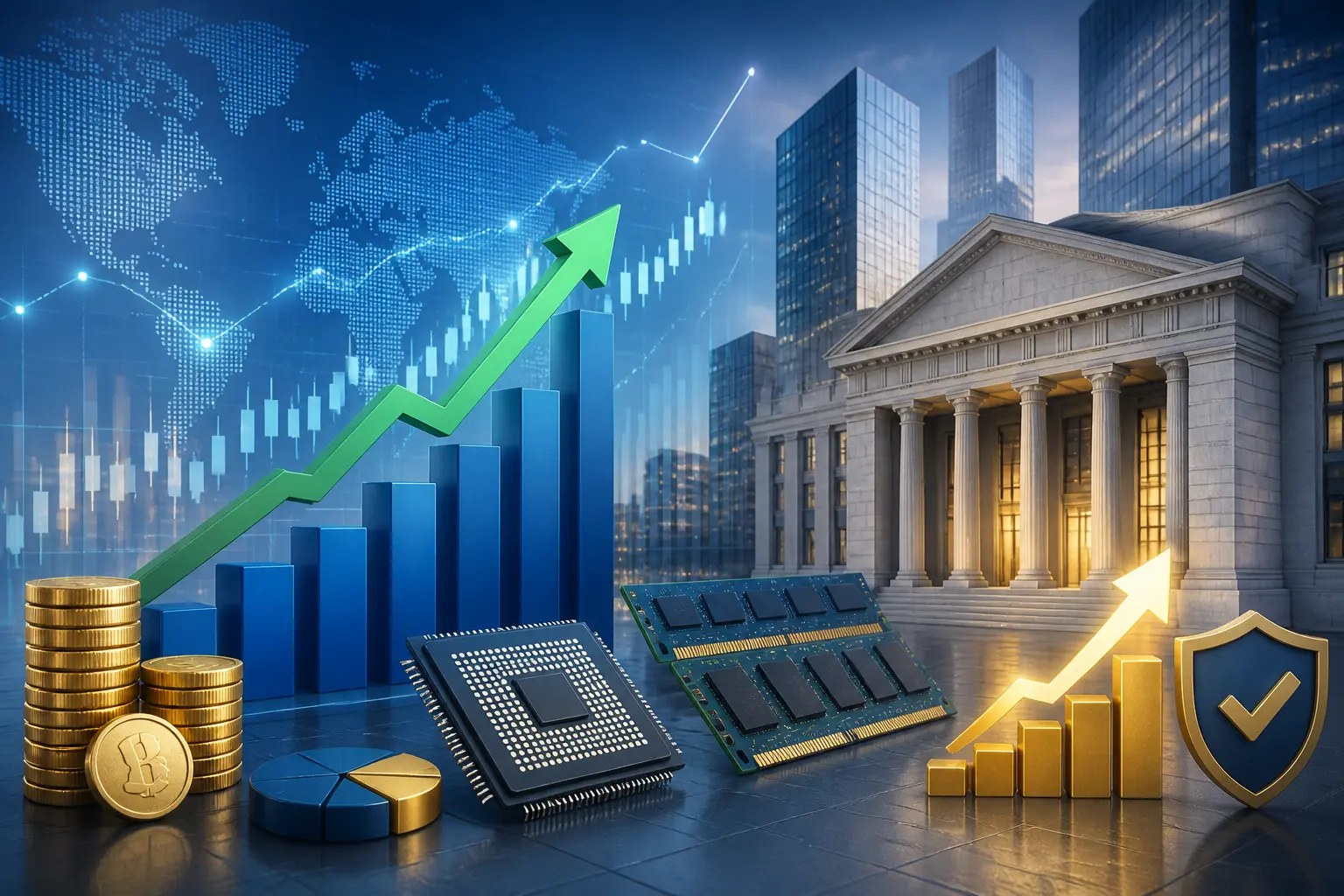 بنك أوف أمريكا يختار ميكرون تيكنولوجي كأبرز سهم في قطاع الذاكرة مع توصية شراء