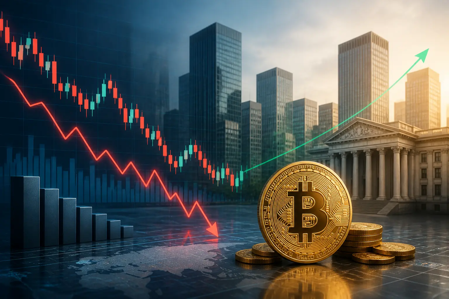 انخفاض علاوة بيتكوين في الولايات المتحدة لأدنى مستوى منذ 4 سنوات يشير إلى قاع محتمل