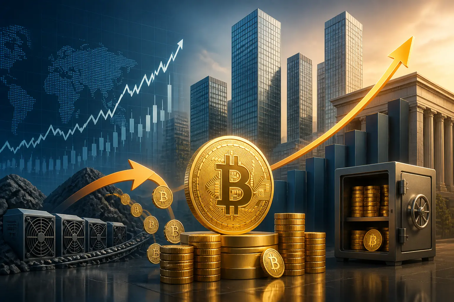 مايكل سايلور: شركات خزائن البيتكوين تشتري 1.6 ضعف إنتاج المعدنين مما يضغط على المعروض