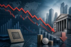 انخفاض قيمة Nvidia السوقية إلى أقل من 5 تريليونات دولار مع تراجع أسهم قطاع أشباه الموصلات