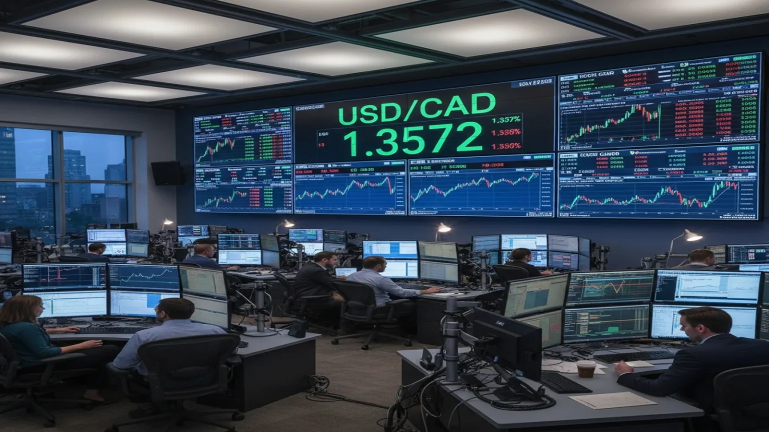 الدولار الكندي يتراجع ضمن نطاق ضيق وسط تحديات سوق الطاقة والأسهم