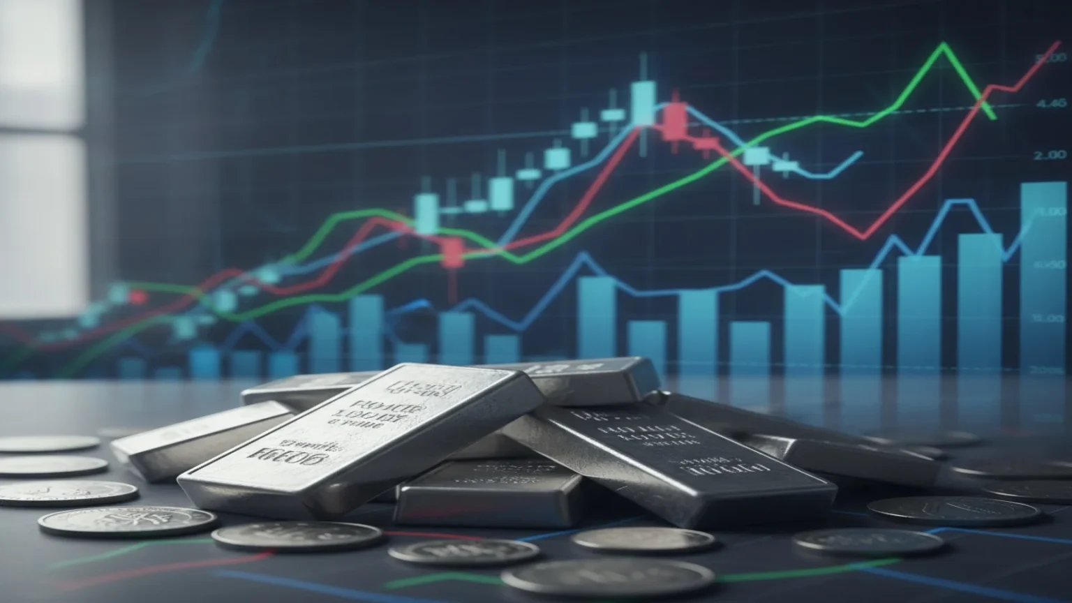 أسعار الفضة تتراجع إلى 64.95 دولار وسط جني أرباح ودعم بتوقعات خفض الفائدة الأمريكية