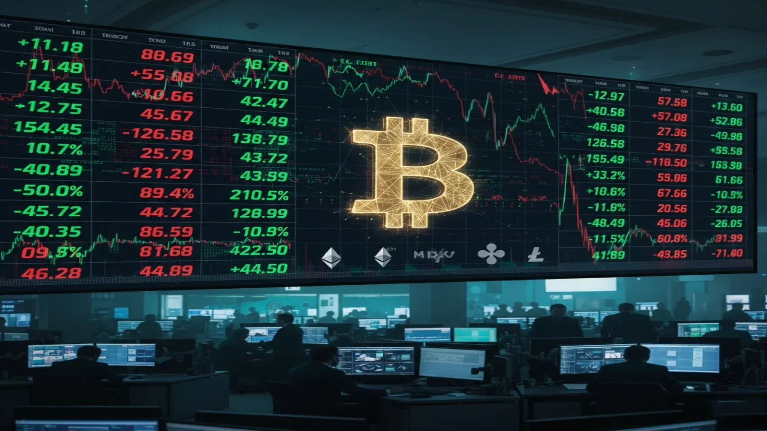 انخفاض مفاجئ لبيتكوين إلى 24000 دولار على باينانس قبل الارتداد السريع