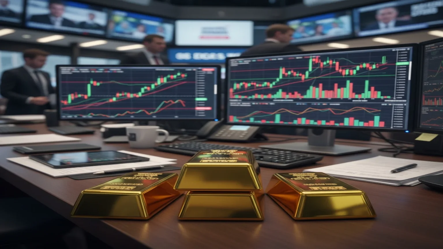 ارتفاع أسعار الذهب مع توقعات تخفيض الفائدة وتدفقات الملاذ الآمن