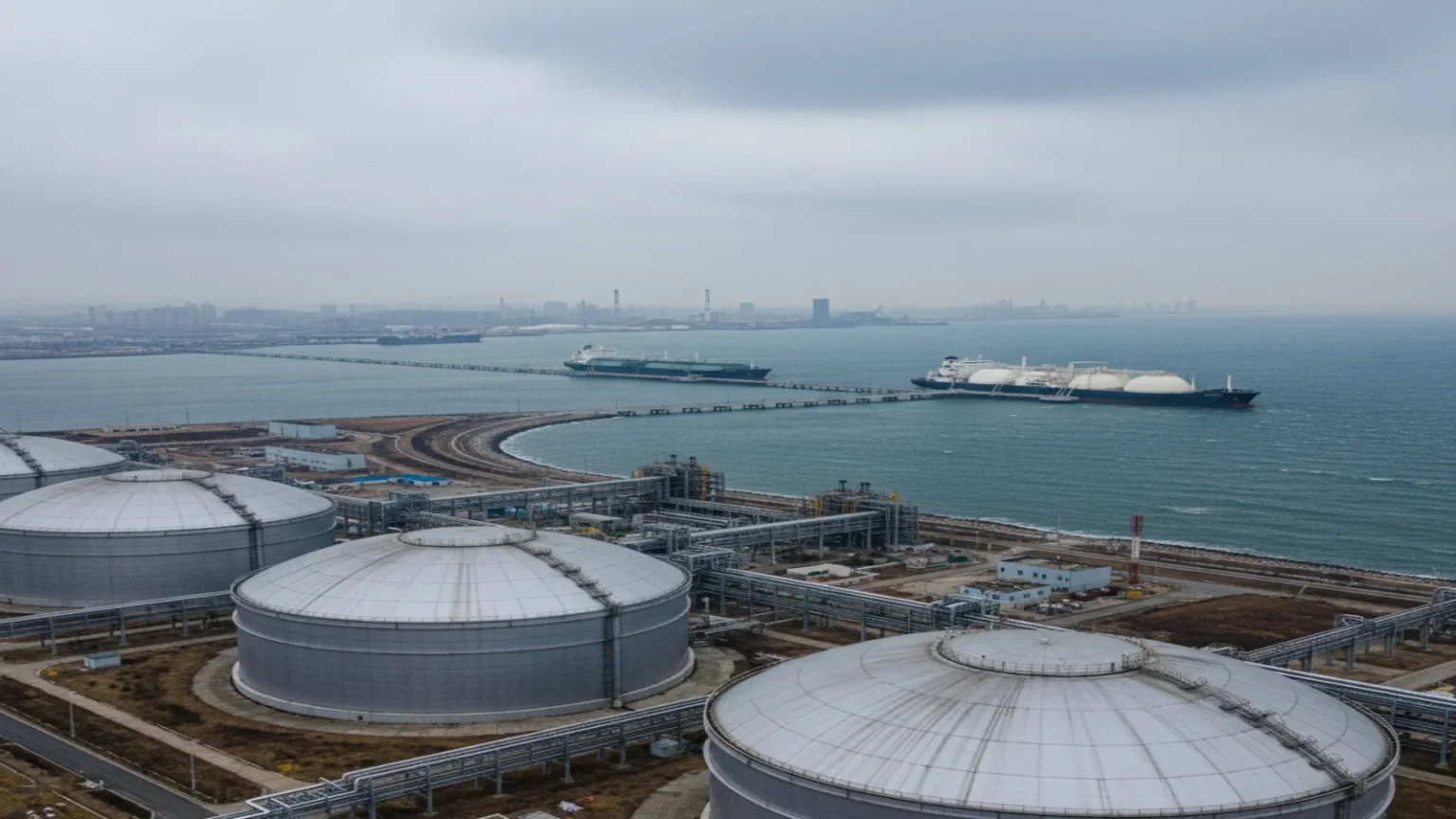 انخفاض سعر الغاز المسال في الصين لأدنى مستوى منذ خمس سنوات بسبب ضعف الطلب