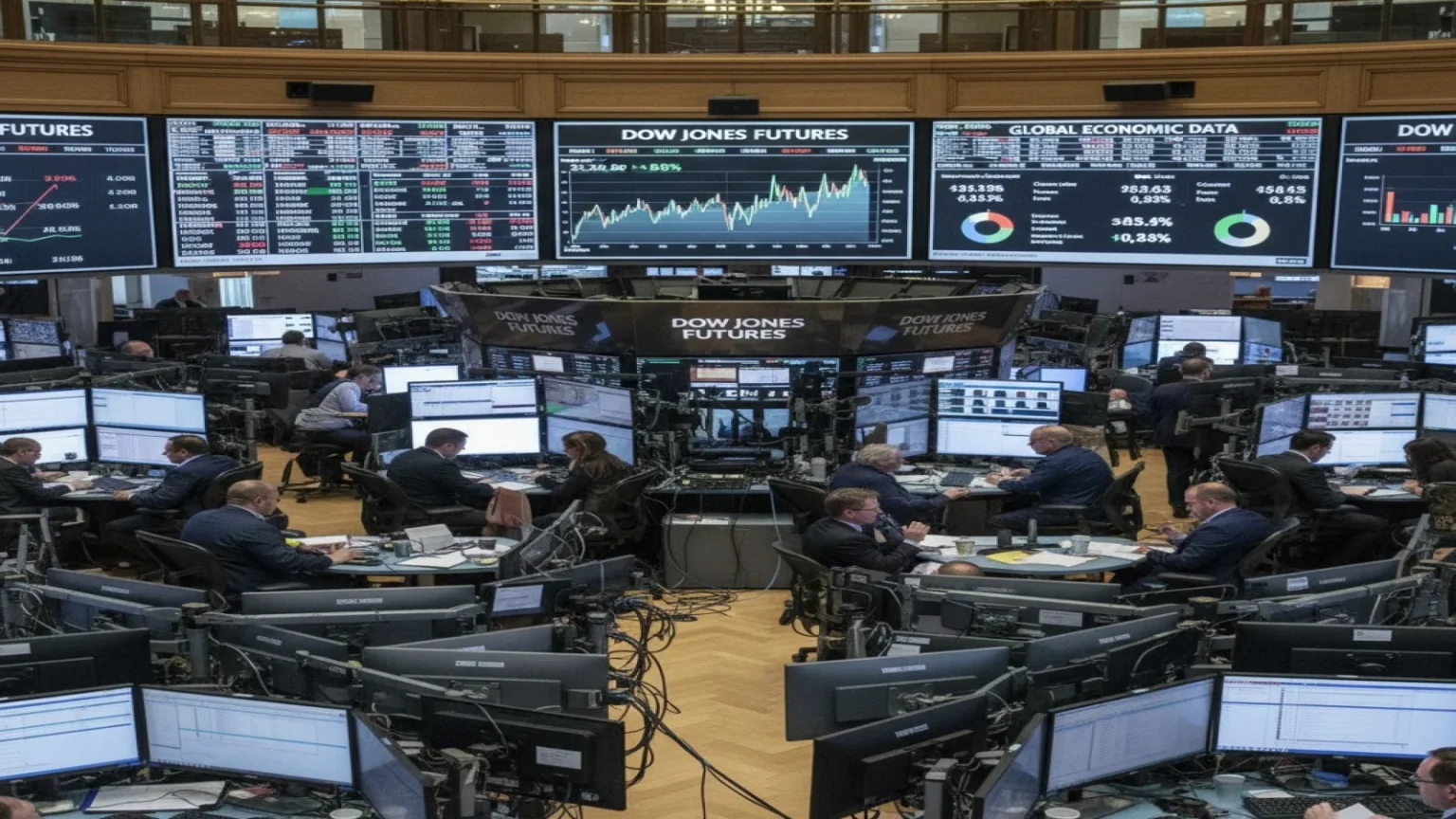 العقود الآجلة لمؤشر داو جونز تشهد استقرارا مع ترقب بيانات الناتج المحلي الأمريكي