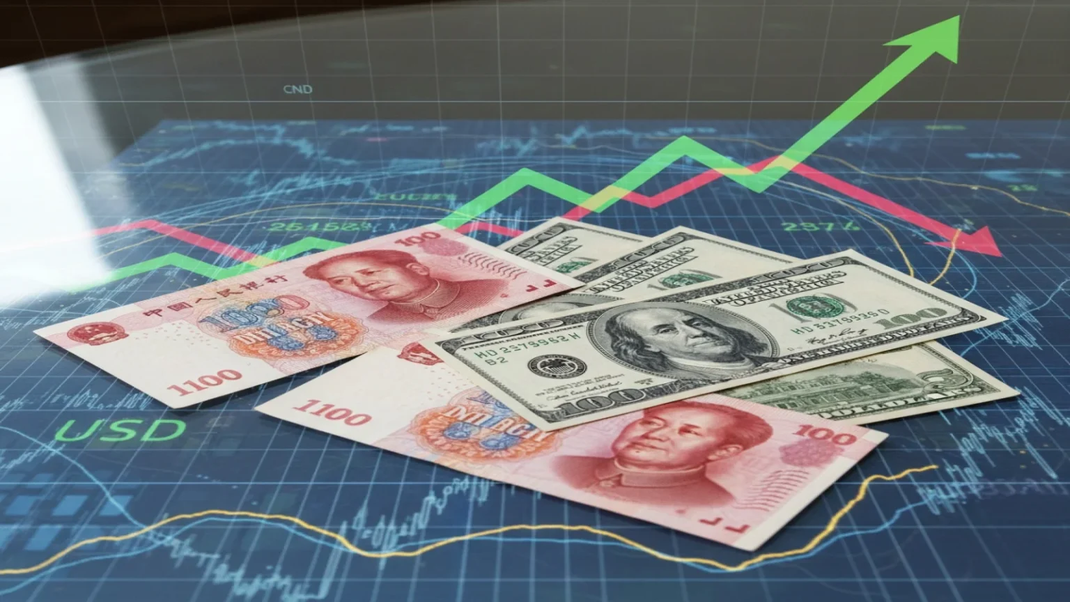 اليوان يتجاوز 7 مقابل الدولار لأول مرة منذ سبتمبر 2024