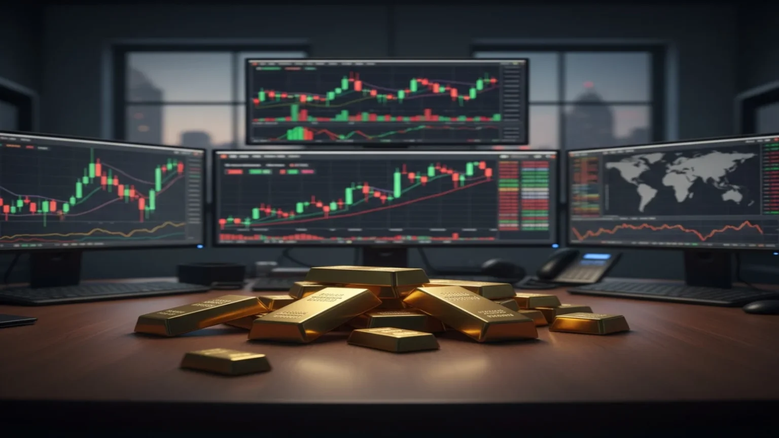 الذهب يتراجع بعد تسجيل أعلى مستوى تاريخي وسط جني أرباح ضعيف