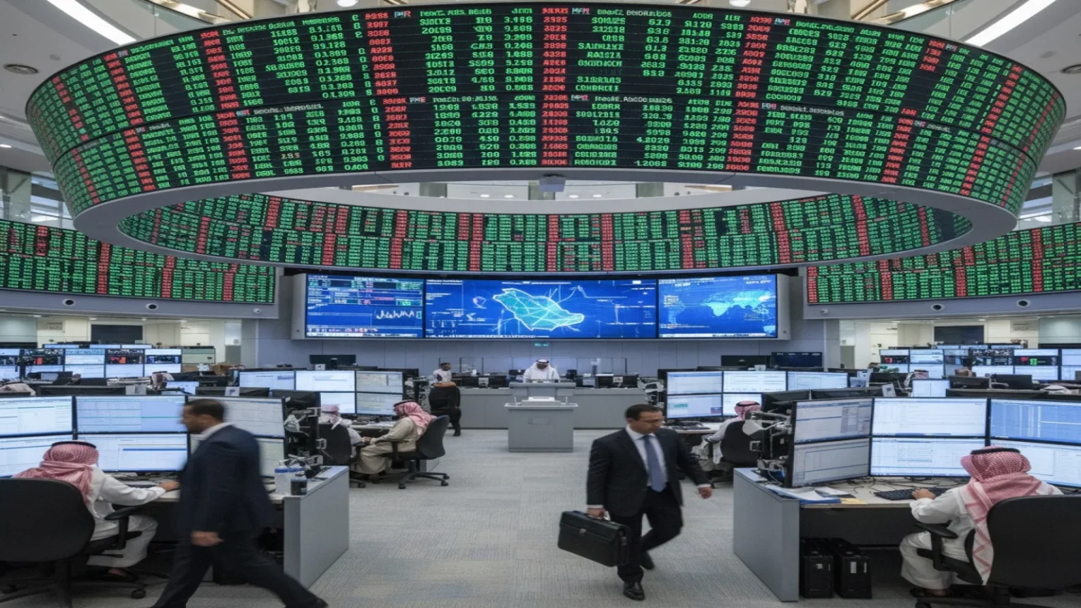 تراجع ملحوظ في تداولات الأجانب المؤهلين بالسوق السعودي الأسبوع الماضي