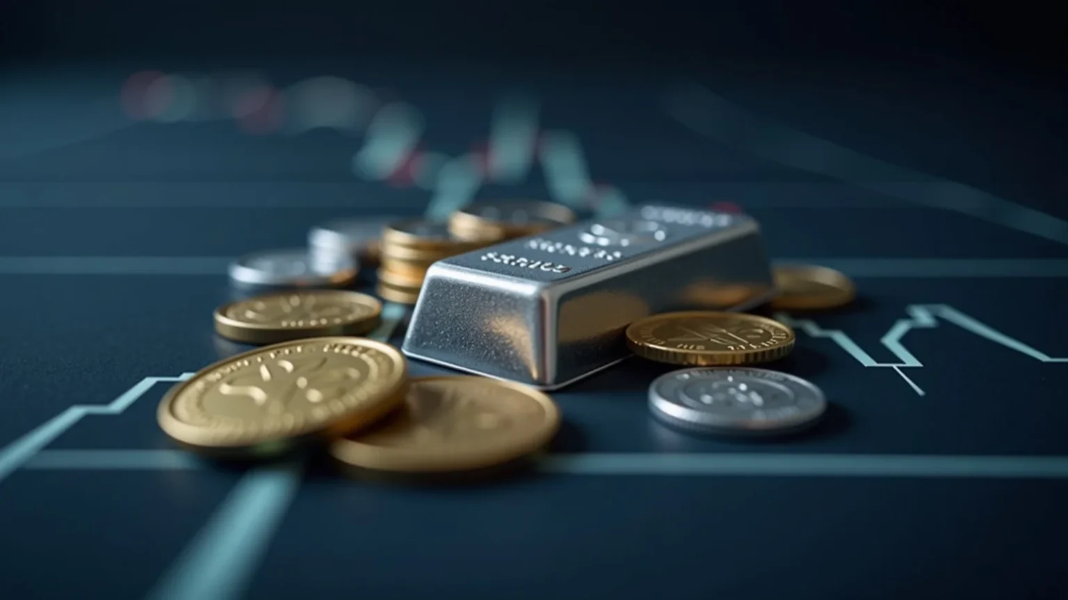 سعر الفضة ينخفض دون 57 دولارًا مع جني الأرباح وسط توقعات خفض الفائدة الأمريكية