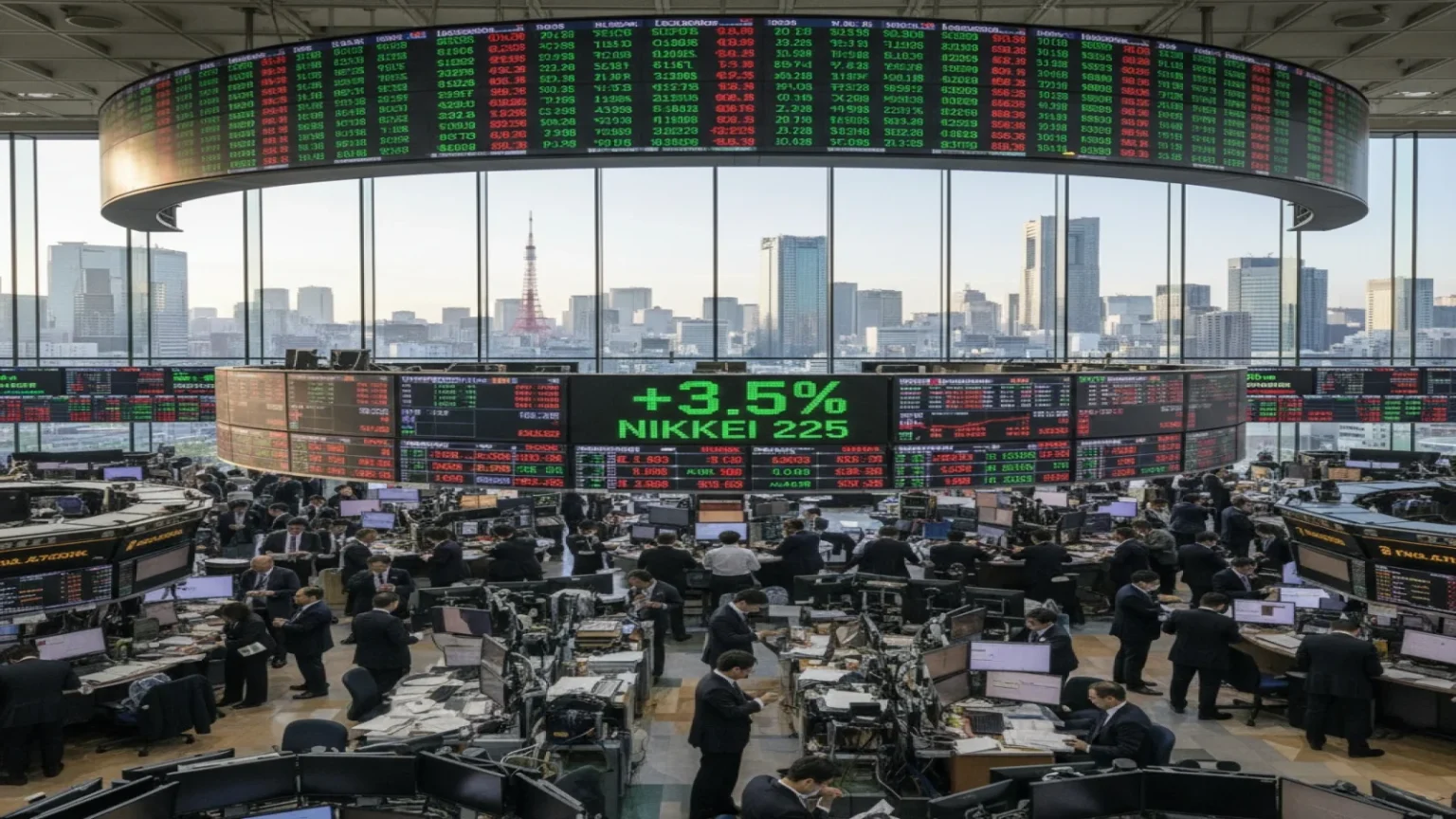 مؤشر نيكي يرتفع مع تراجع الين وتجدد التفاؤل حول الذكاء الاصطناعي