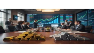 أسعار الذهب والفضة تنخفض مع نهاية عام استثنائي للمعادن النفيسة