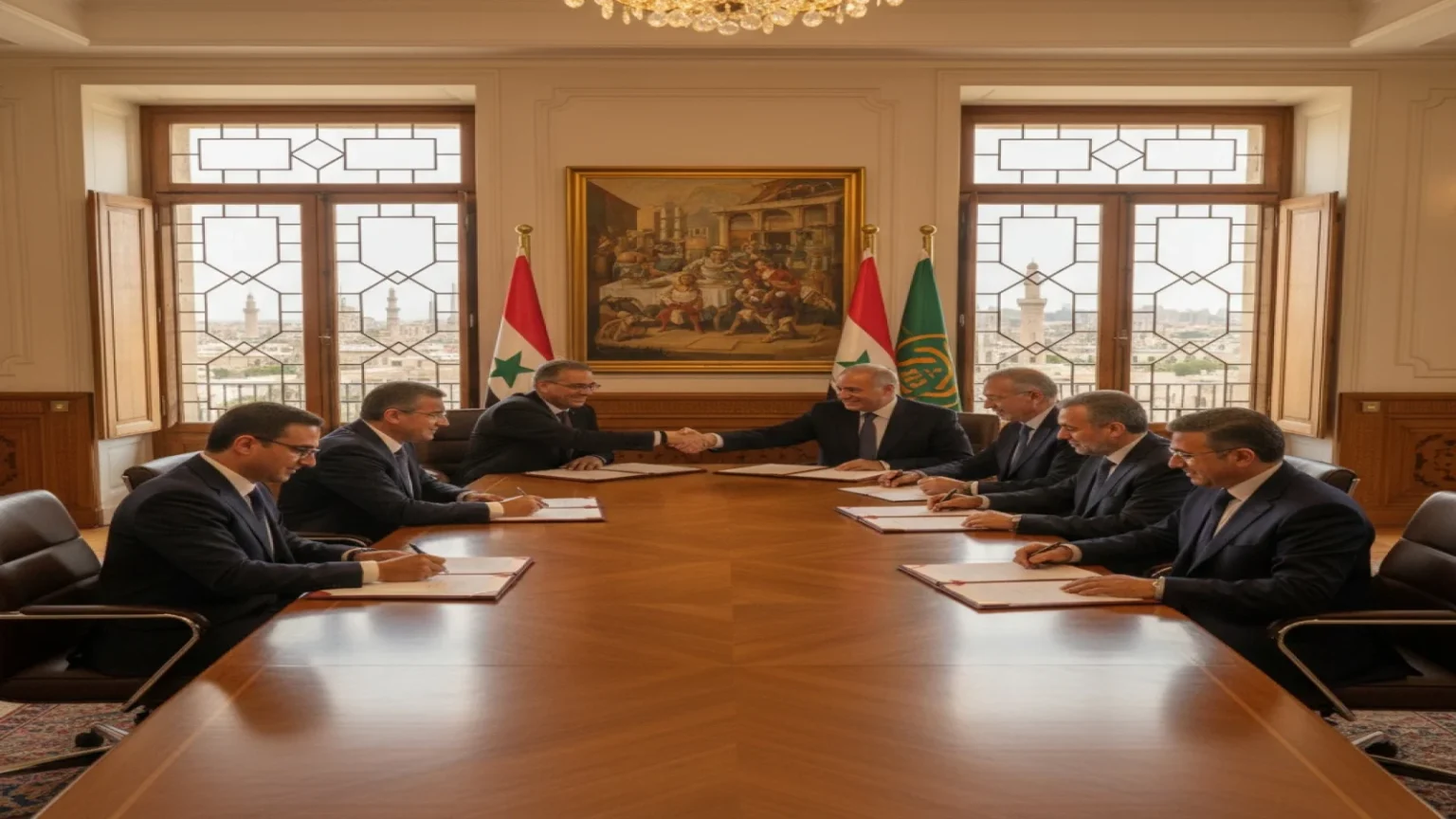 وفد اقتصادي مصري يزور سوريا بعد 15 عاماً لتعزيز التعاون والاستثمار