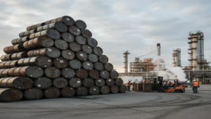 خام غرب تكساس يهبط قرب 57 دولار مع خطة أميركية لإعادة بناء نفط فنزويلا