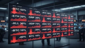 مؤشر الخوف يهيمن على سوق العملات الرقمية بعد خسارة 120 مليار دولار