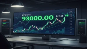 بيتكوين ترتفع فوق 93 ألف دولار وسط مكاسب قوية للعملات الرقمية