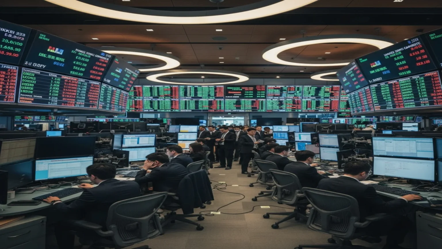 تراجع الأسهم الآسيوية مع ارتفاع الين وهبوط سهم تويوتا بنحو 3.2%