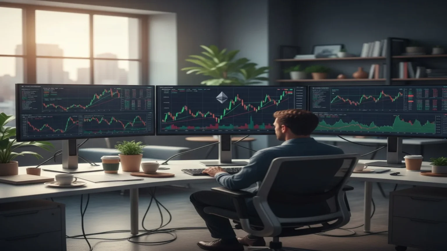 إيثريوم تعود لمستوى 4000 دولار بعد اختراق نمط الكوب والمقبض