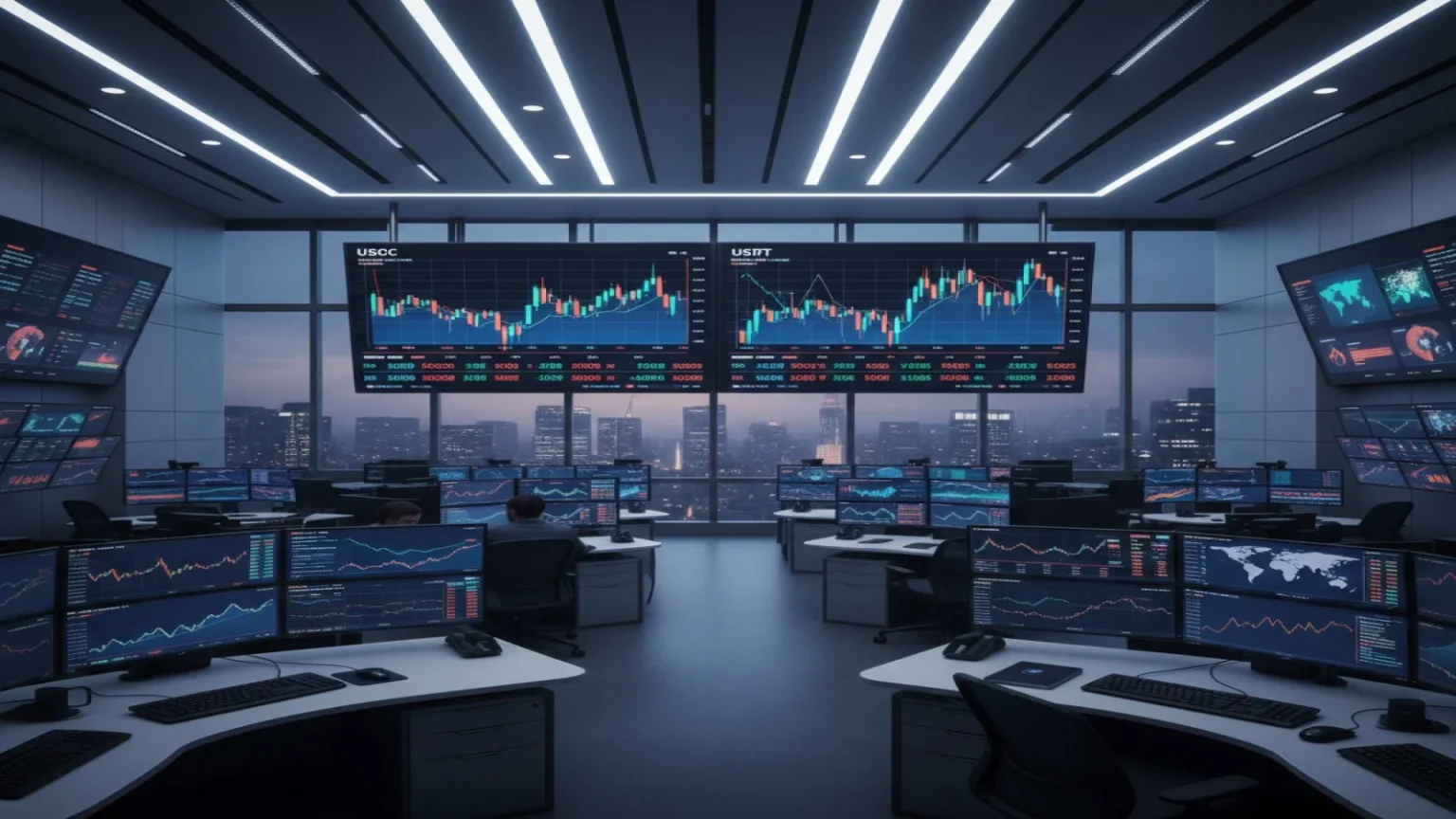 USDC تتفوق على USDT في حجم المعاملات السنوي لأول مرة في 2025