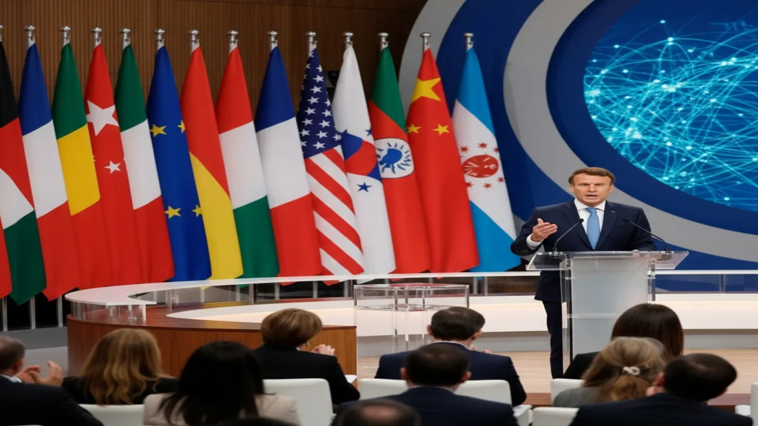 ماكرون يدعو لاستثمارات صينية أكبر ويهاجم الرسوم الجمركية الأمريكية على أوروبا