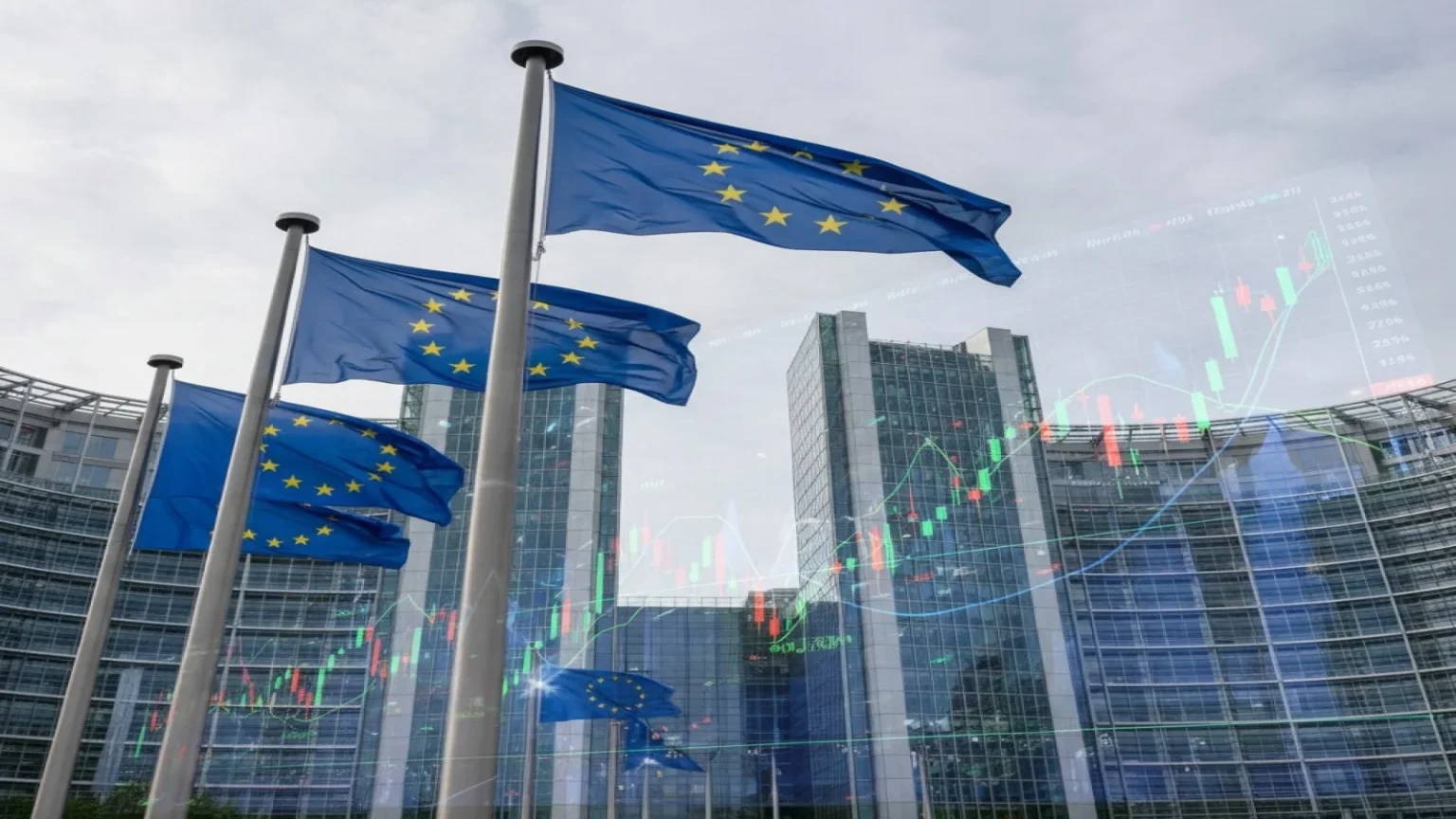 زوج يورو دولار يتماسك قرب 1.1743 مع تراجع الدولار وسط مخاوف تجارية