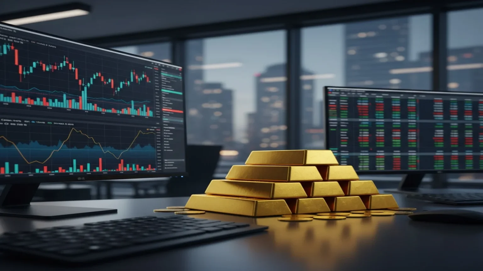 الذهب يتراجع قرب 4500 دولار مع جني أرباح وترقب بيانات أمريكية مهمة