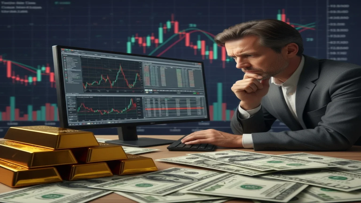 الذهب يتراجع دون 4500 دولار قبيل صدور بيانات اقتصادية أمريكية مهمة