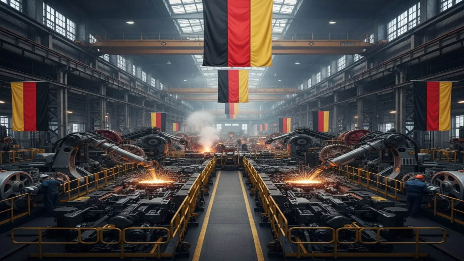 صعود الإنتاج الصناعي الألماني 0.8% في نوفمبر مقابل توقعات تراجع