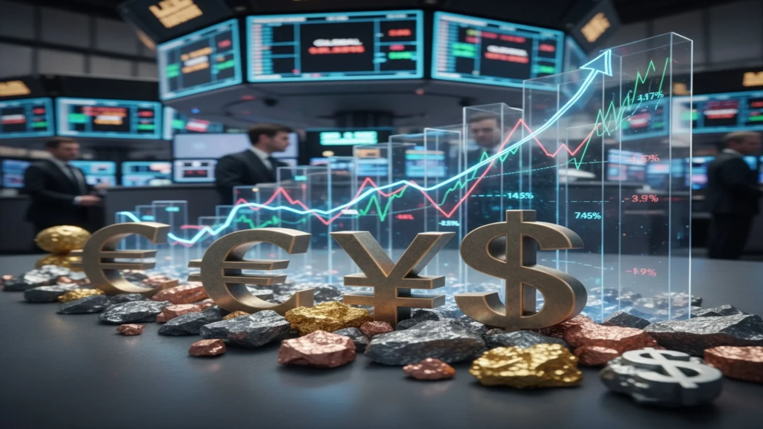 أسعار المعادن الأساسية ترتفع مع تراجع الدولار والنحاس يلامس 13200 دولار للطن