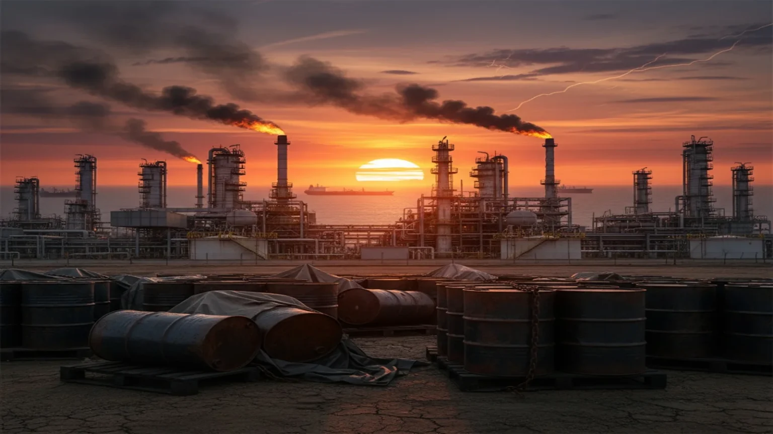 أسعار النفط ترتفع مع تصاعد القلق بشأن الإمدادات الإيرانية وجيوسياسية آسيا