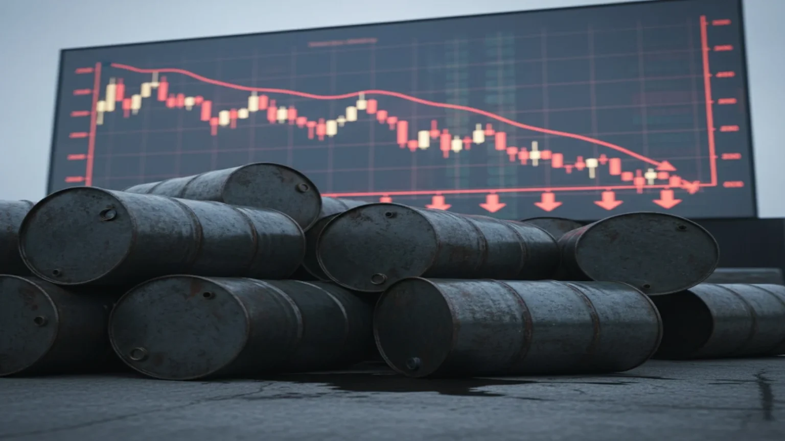 انخفاض خام غرب تكساس إلى 61 دولارًا وسط مخاوف فائض المعروض