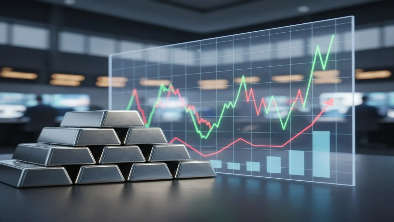 سعر الفضة يتذبذب حول 78 دولار مع توقعات بهبوط محدود