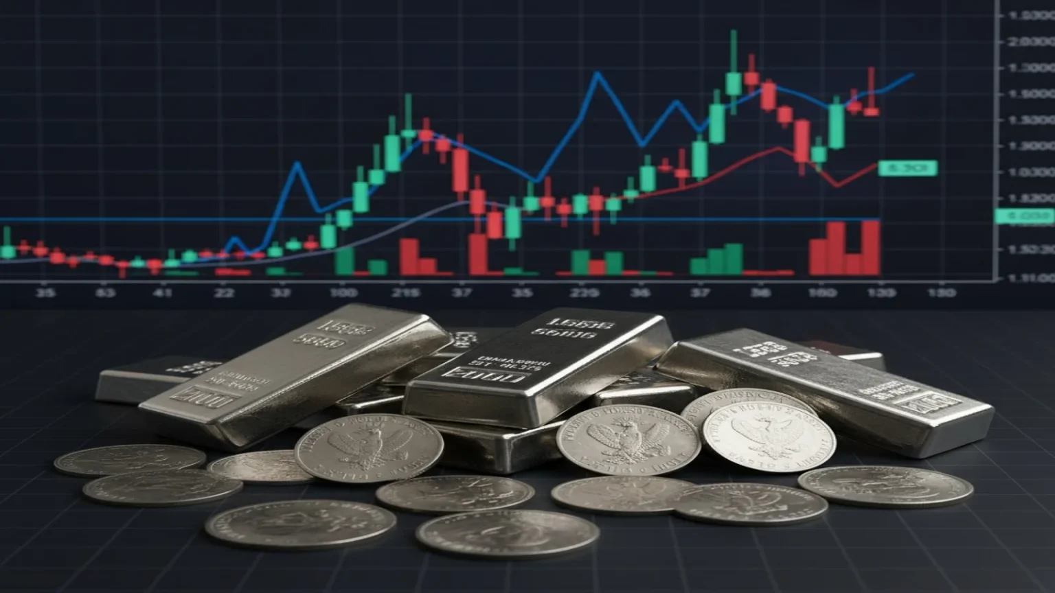 تراجع سعر الفضة إلى 86.50 دولار مع انخفاض التوترات في إيران