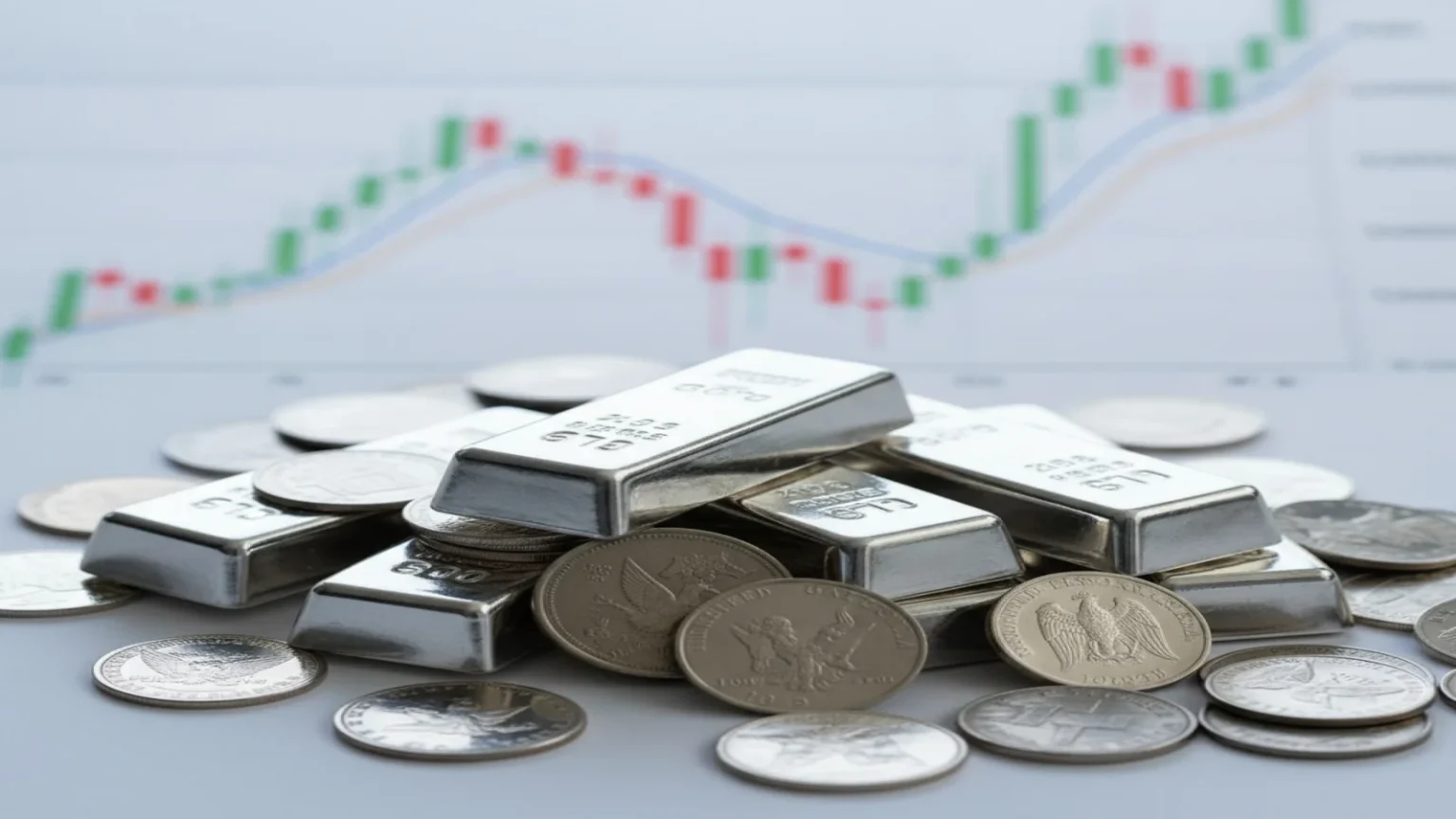 الفضة ترتفع بقوة مع تصاعد التوترات وضعف الدولار الأمريكي