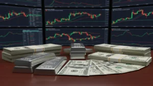 سعر الفضة يتماسك فوق 77 دولار مع استمرار الزخم الإيجابي في السوق