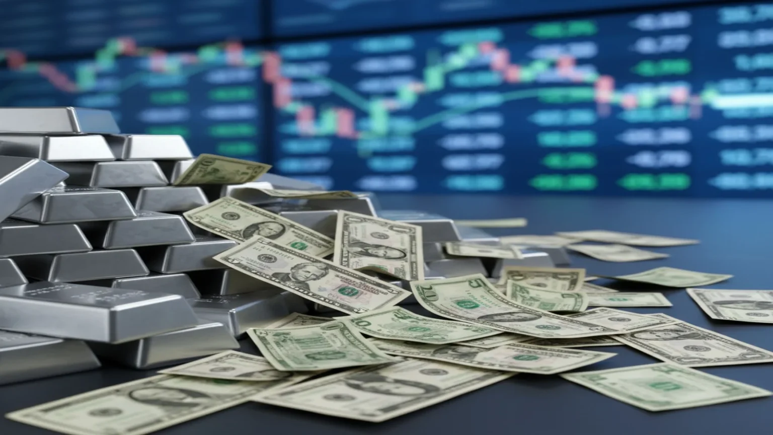 تراجع سعر الفضة إلى 116.60 دولار بعد تسجيل أعلى مستوى عند 120.46 دولار