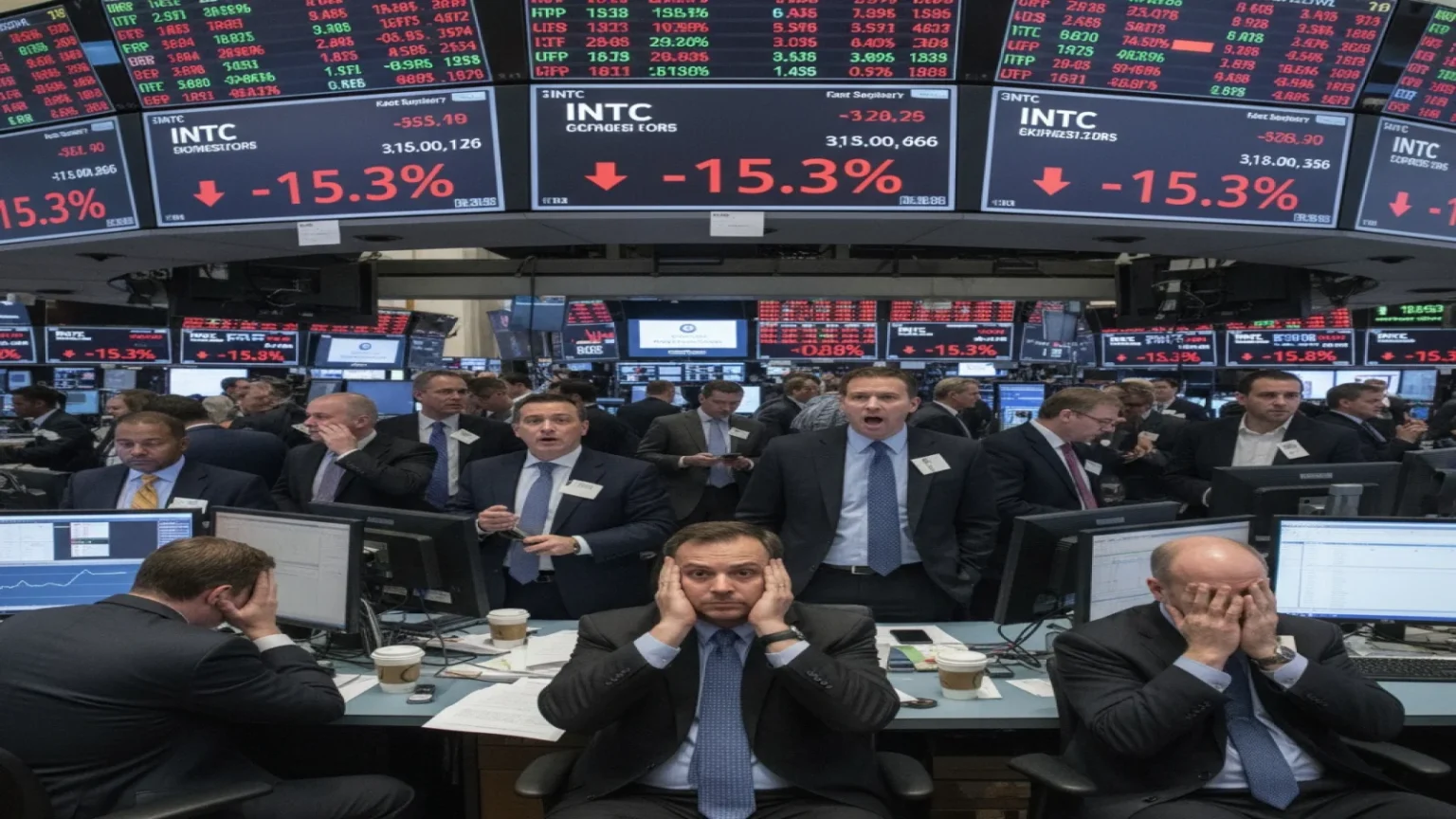 سهم إنتل ينخفض 12٪ بعد تخفيض توقعات الربع الأول