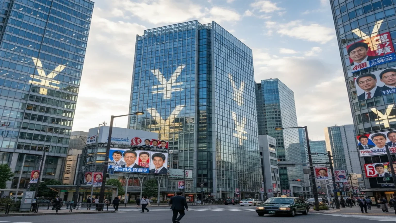 تراجع دعم الحزب الليبرالي الديمقراطي يضغط على الين الياباني قبل الانتخابات