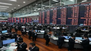 مؤشر نيكي ينخفض مع جني أرباح في قطاع التكنولوجيا ويكمل خسائر أسبوعية