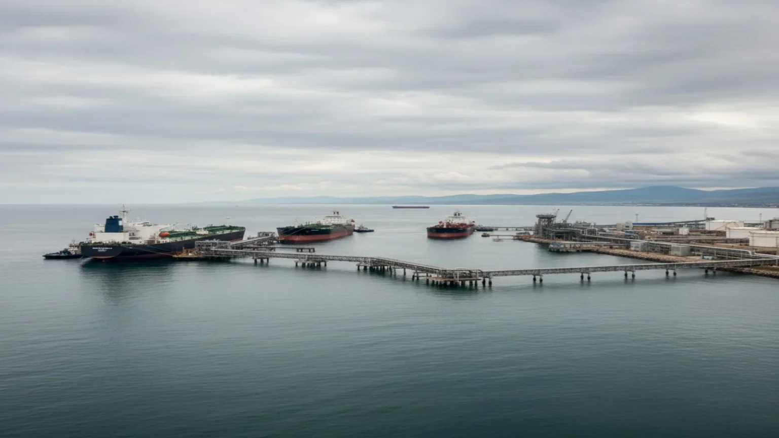 هجوم يستهدف ناقلتي نفط قرب محطة تحميل رئيسية في البحر الأسود