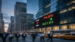 الدولار يرتفع مقابل الروبية الهندية قبيل محادثات التجارة الأمريكية الهندية