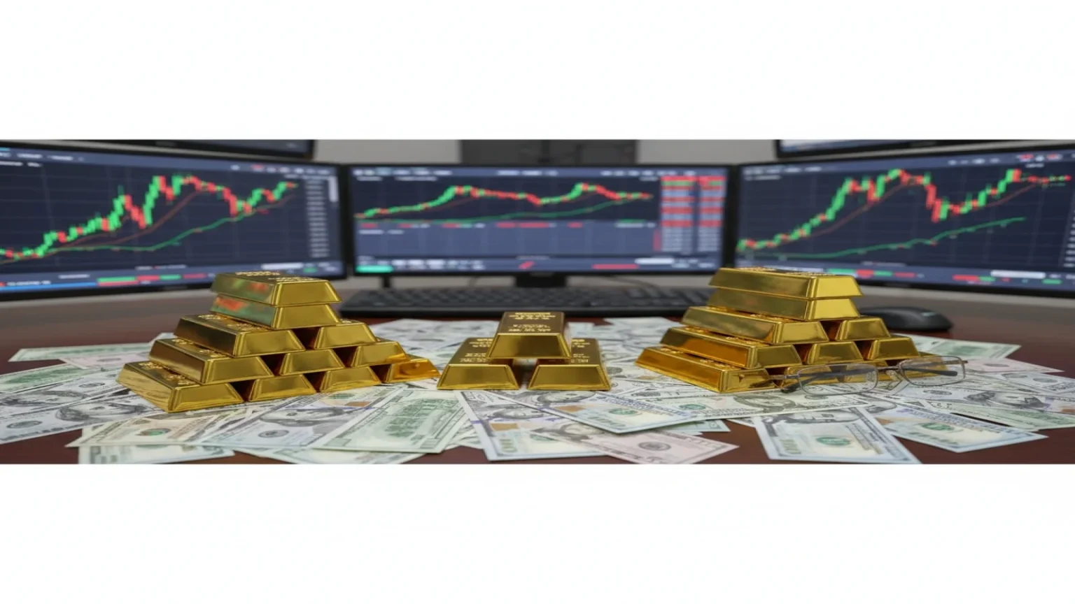 الذهب يرتفع إلى مستوى قياسي جديد قرب 5220 دولار قبل قرار الفائدة الأمريكي