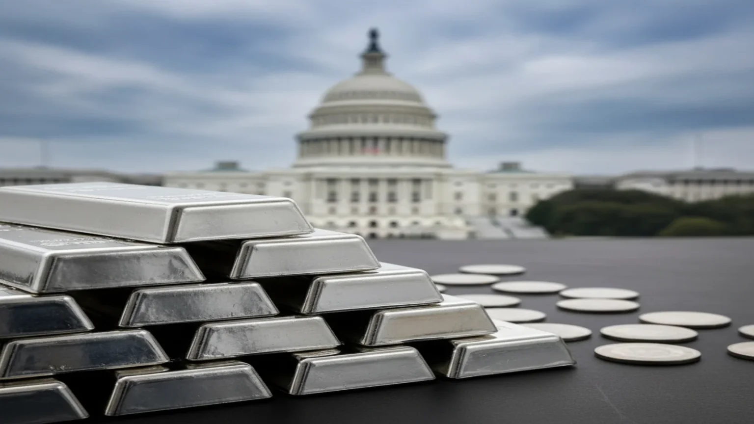 الفضة تستقر قرب 108.90 دولار وسط مخاوف سياسية وتجارية أمريكية