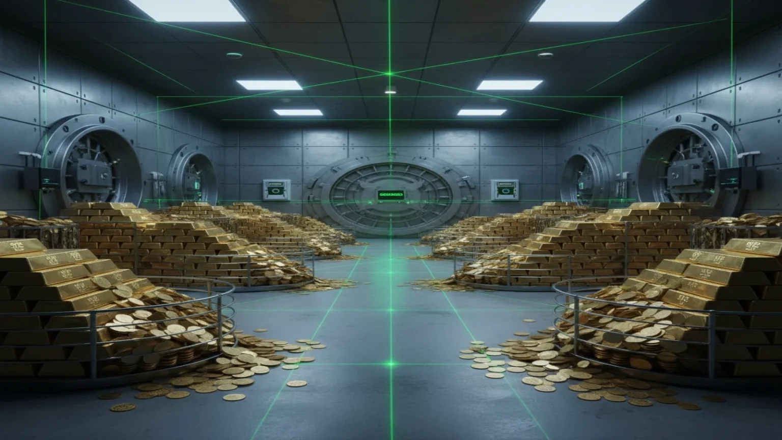 ارتفاع الطلب على الذهب إلى 5002 طن يرفع كلفة التخزين والتأمين