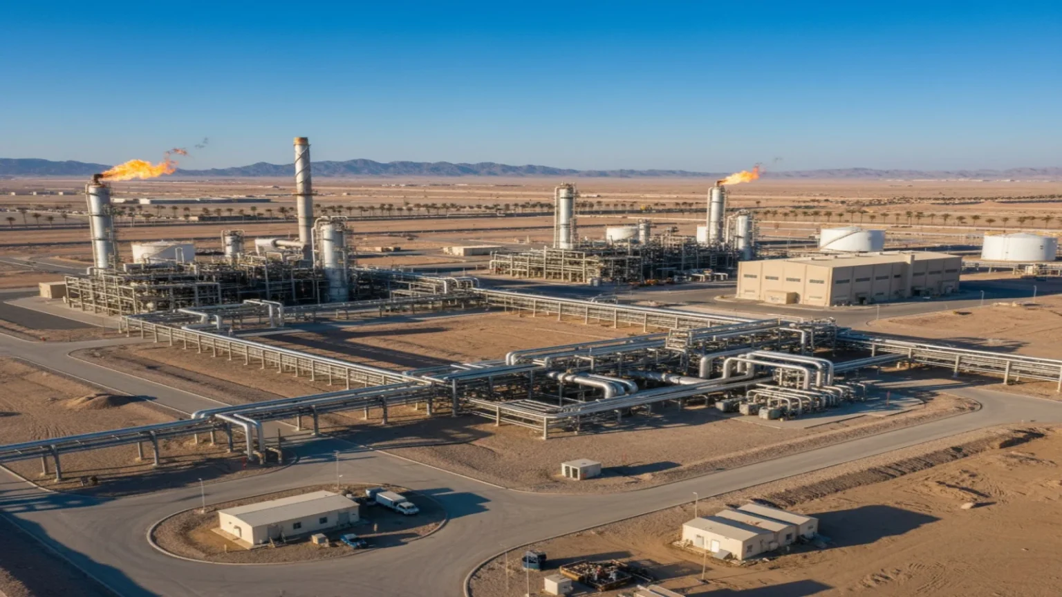 أرامكو تبدأ الإنتاج في الجافورة وتشغل معمل تناقيب لزيادة إنتاج الغاز