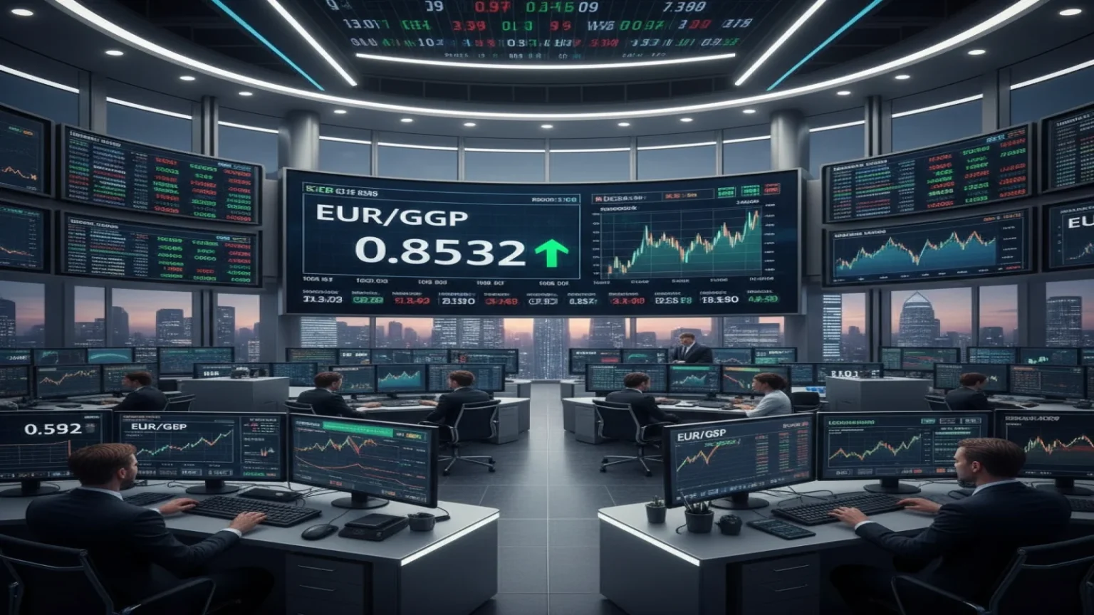 ارتفاع زوج اليورو مقابل الجنيه الإسترليني فوق 0.8700 بعد قرار بنك إنجلترا