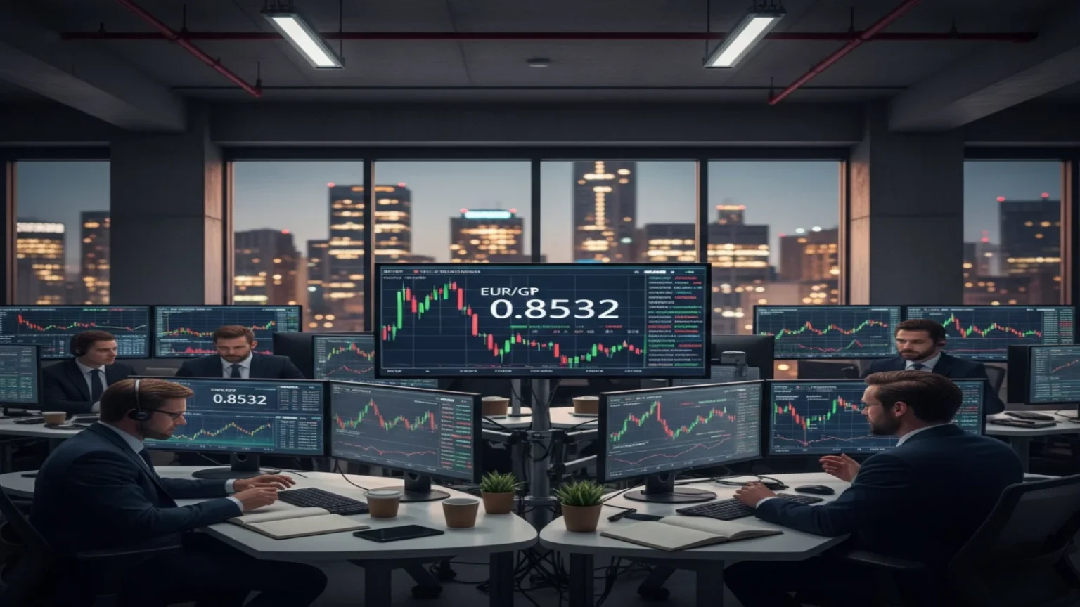 زوج يورو جنيه إسترليني يتماسك قرب أدنى مستوياته قبل قرارات البنوك المركزية