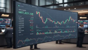 البيتكوين يتراجع إلى 74 ألف دولار قبل أن يعود للارتفاع قرب 77 ألف دولار